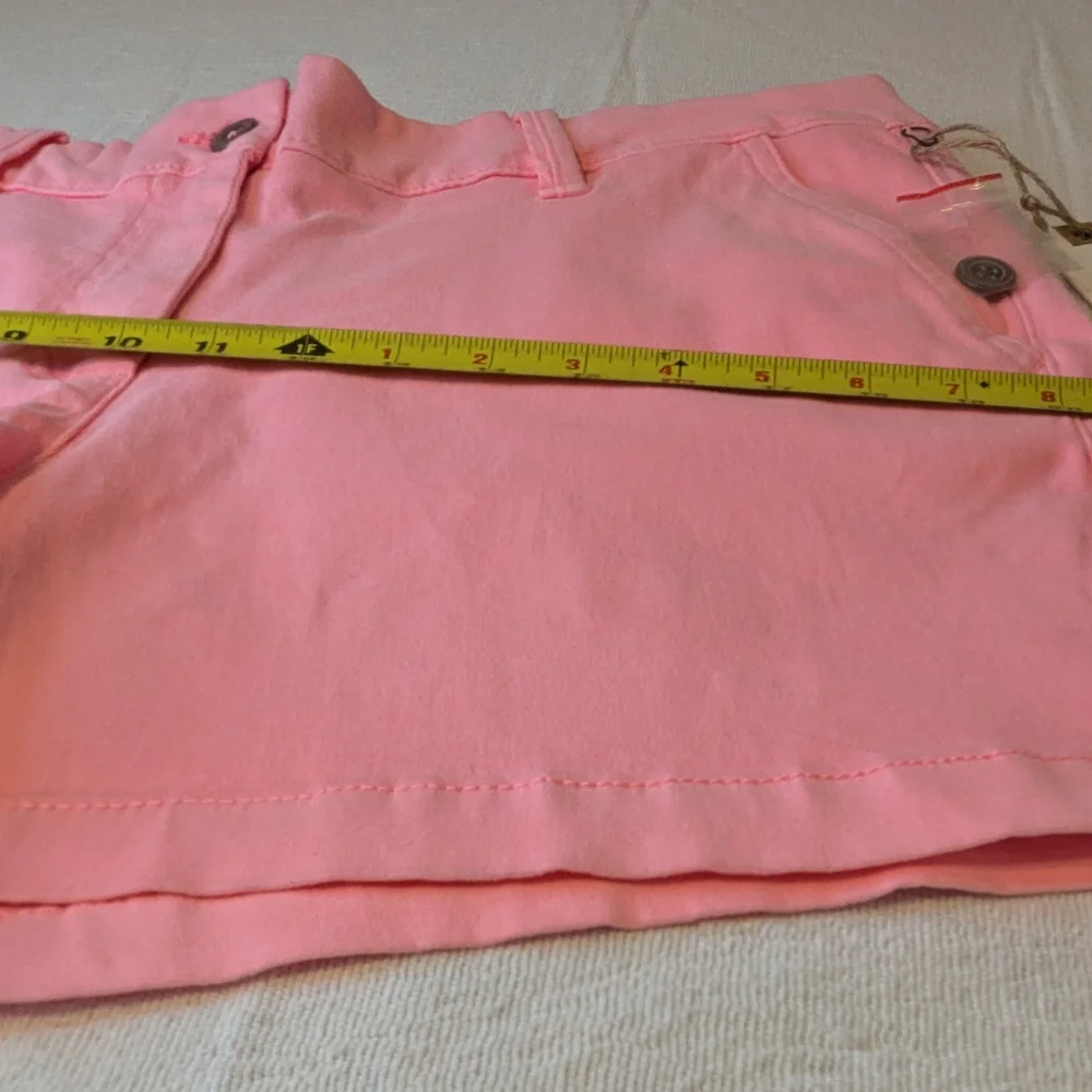 Chic High Waist Pink Women's Shorts - Picture 7 of 11